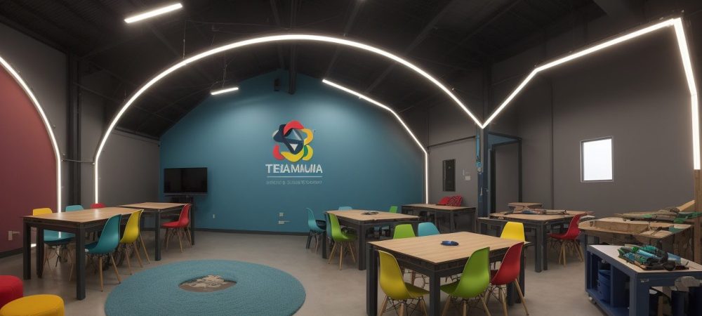 Metodologia STEM e STEAM: Transformando a Educação Alunos trabalhando em projetos STEM e STEAM, demonstrando aprendizado prático e colaborativo em sala de aula.