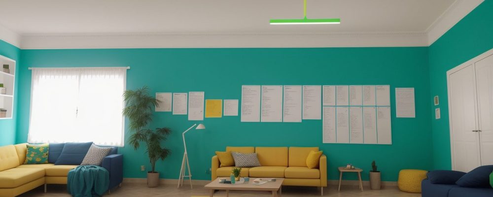 Professor e alunos em sala de aula com mapas e jogos, explorando a metodologia de ensino de geografia de forma dinâmica e envolvente