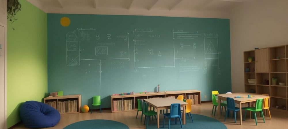 Professor utilizando jogos matemáticos em sala de aula para aplicar a metodologia de ensino da matemática para EJA, com planos de aula eficazes.