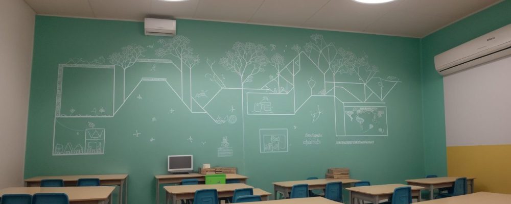 Alunos engajados em sala de aula, utilizando jogos e metodologias ativas para aprender matemática de forma divertida e eficaz.
