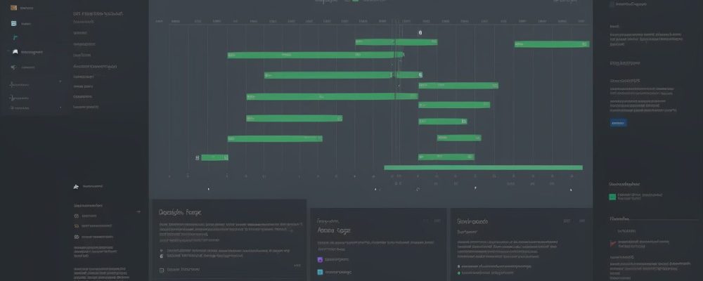 Visão geral de um projeto no Microsoft Project online, representando planejamento e organização para o setor público.