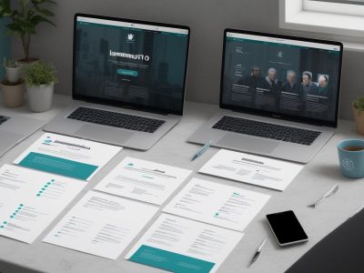 Ilustração mostrando um servidor público utilizando MySQL para gerenciar dados de forma eficiente e segura, com foco em otimizar os serviços públicos