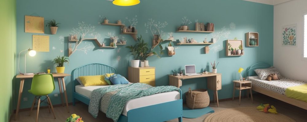 Professor explicando conceitos de neurociência aplicada em sala de aula moderna, com alunos engajados e recursos visuais.