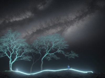 Um líder refletindo sobre neurociência aplicada, com um cérebro estilizado como pano de fundo, simbolizando a compreensão do comportamento humano e aprimoramento da liderança.