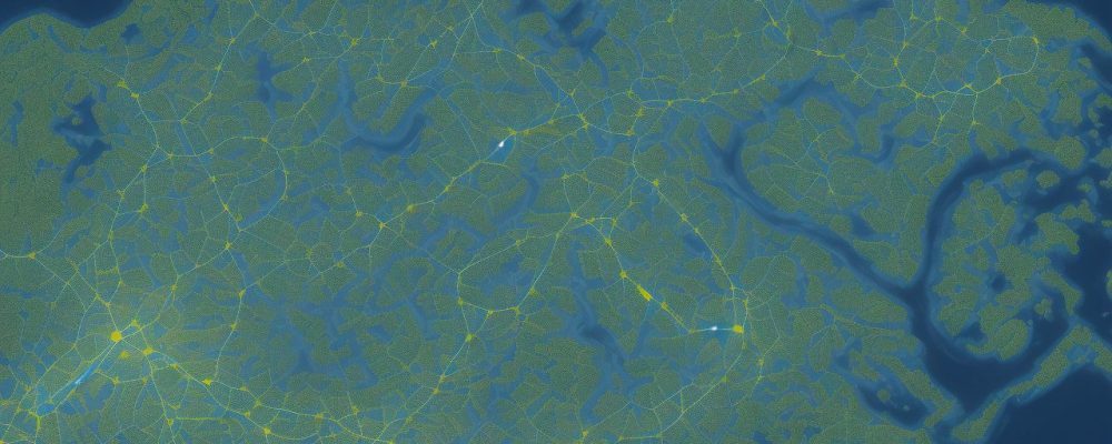 Servidores públicos reunidos, utilizando mapas mentais e ferramentas digitais para aplicar os fundamentos da neurociência no ambiente de trabalho, promovendo aprendizado e eficiência.