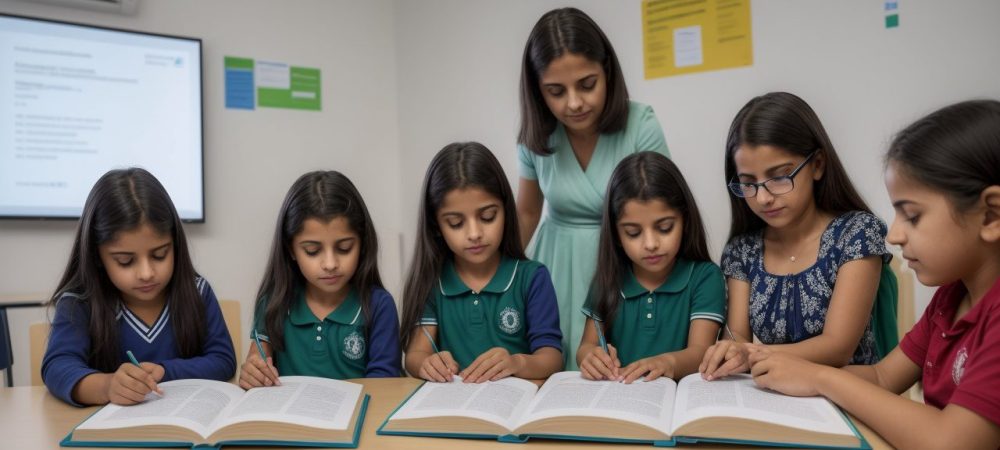 Ambiente de educação com elementos de neuroaprendizagem e preparação para PSS 2025 na Secretaria de Educação DF