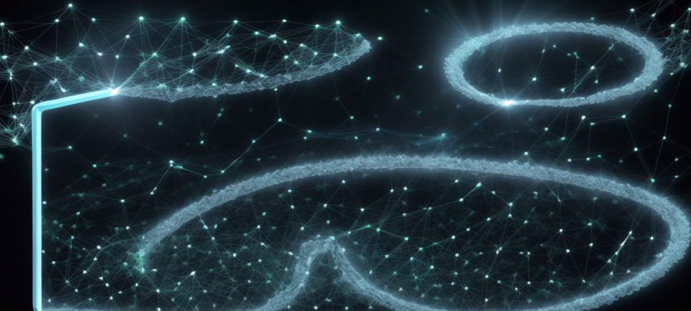 Representação visual da nota fiscal eletrônica facilitando a gestão empresarial e a escrituração digital, mostrando um ambiente de trabalho moderno e eficiente.