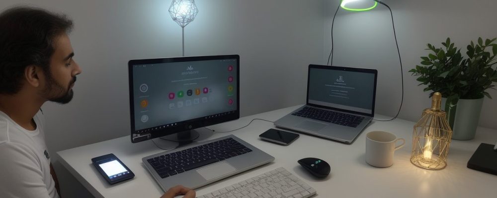 Servidores públicos participando de um curso online sobre a nova lei de licitações, com foco em licitações e contratos.