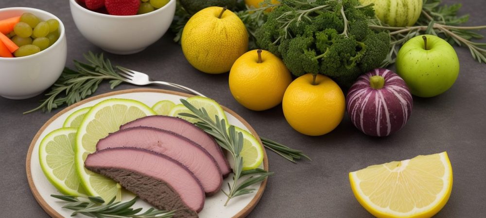 Atleta preparando refeição com alimentos saudáveis, representando a dieta para atletas e a nutrição esportiva.
