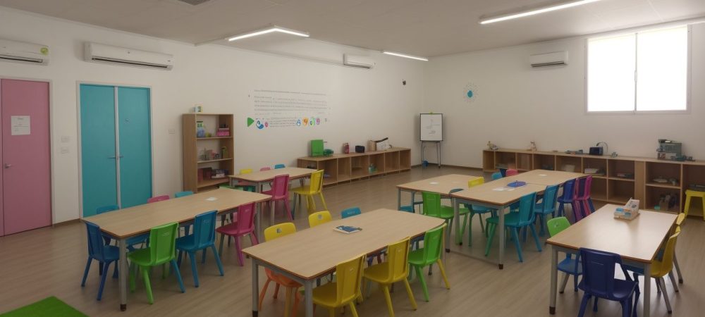 Objetos de Aprendizagem e BNCC: Transformando a Educação Alunos interagindo com objetos de aprendizagem em sala de aula, demonstrando metodologias ativas e alinhamento com a BNCC
