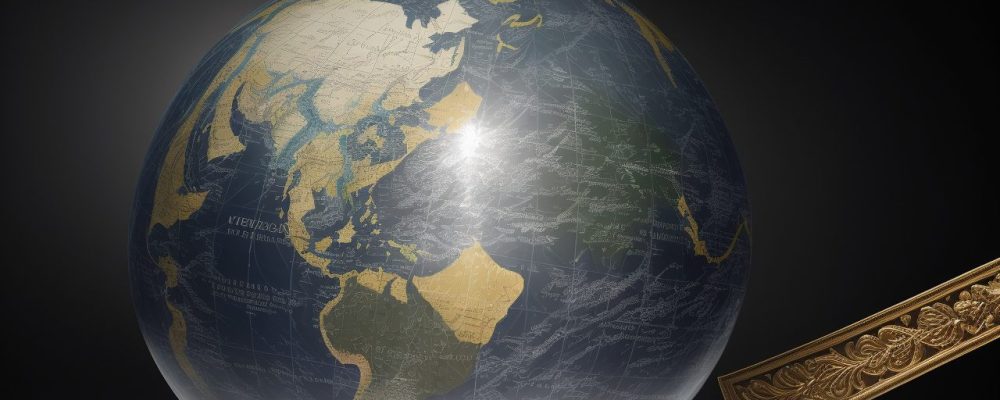 Ilustração conceitual sobre obrigações erga omnes aplicadas no direito internacional e direitos de propriedade universal