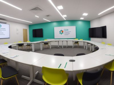 Pessoas em treinamento de oratória, superando o medo de falar em público e aprendendo técnicas de apresentação eficazes em um curso