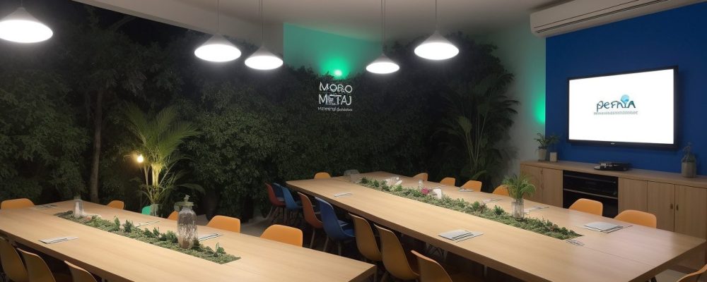 Imagem de profissionais planejando e executando um evento de sucesso, com foco em gestão e organização.