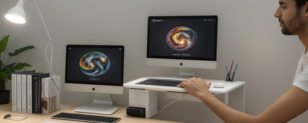 Ambiente de trabalho organizado com foco em produtividade, ergonomia e gestão do tempo, com dicas e curso online.