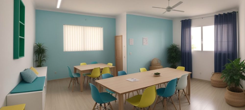 Orientação Educacional: Curso e Transformação Profissional Orientador educacional em sala de aula com alunos, representando o curso de orientação educacional e a transformação de carreira.