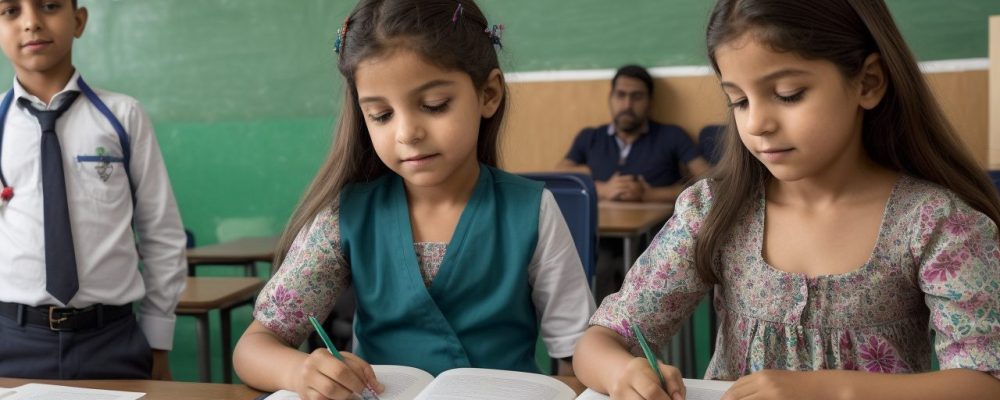 Imagem de um orientador educacional auxiliando um aluno, simbolizando o apoio e o impacto positivo da orientação educacional no desenvolvimento estudantil e profissional.