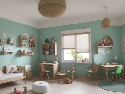 Crianças em uma escola Waldorf, engajadas em atividades práticas e artísticas, promovendo a educação Waldorf e a criatividade.