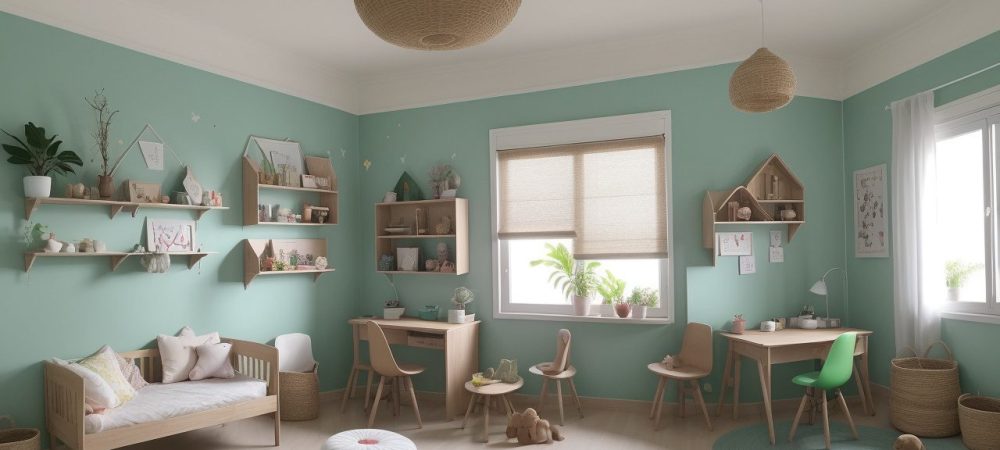 Crianças em uma escola Waldorf, engajadas em atividades práticas e artísticas, promovendo a educação Waldorf e a criatividade.