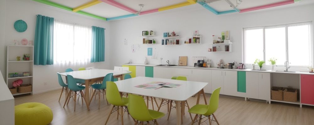 Alunos engajados em sala de aula, utilizando ferramentas para desenvolver pensamento crítico e criatividade, com foco em educação para o pensar.