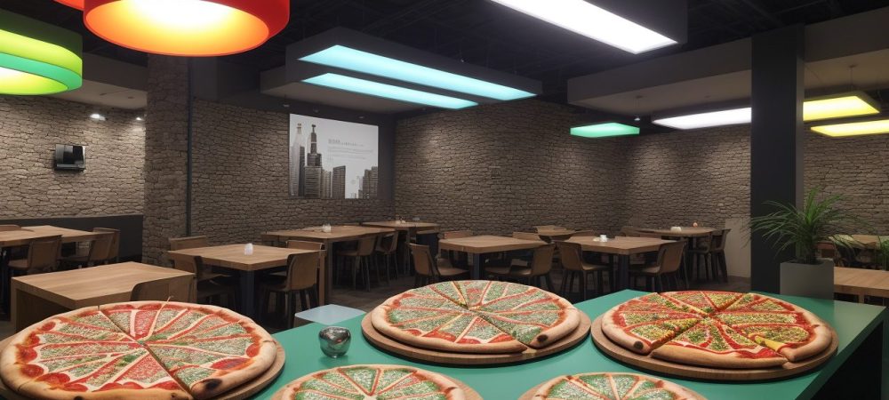 Representação visual de pesquisa de mercado, com gráficos e pessoas interagindo, simbolizando análise e estratégias.