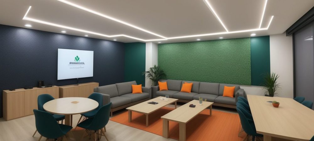 Representação visual de pesquisa de mercado em ação, mostrando análise de dados, gráficos e pessoas interagindo, focando em aplicações no setor público