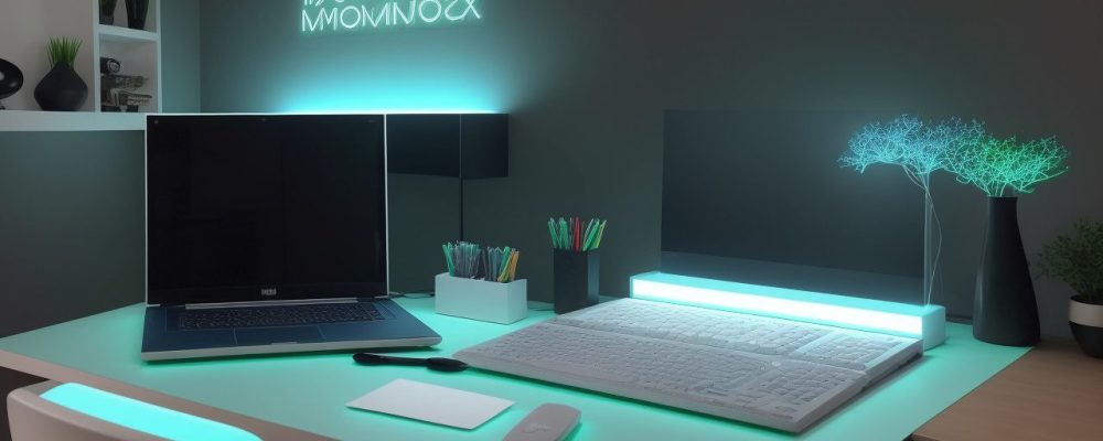 Profissional de design trabalhando com Photoshop para edição de imagens em um ambiente de trabalho criativo e inspirador, com foco em curso photoshop.