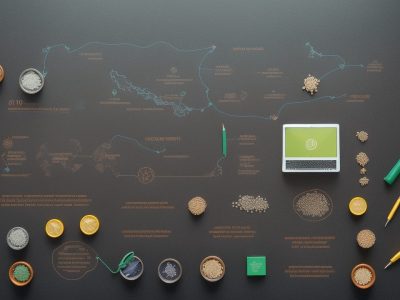 Cenário de planejamento financeiro com elementos visuais de educação financeira, orçamento familiar e estratégias para o futuro.