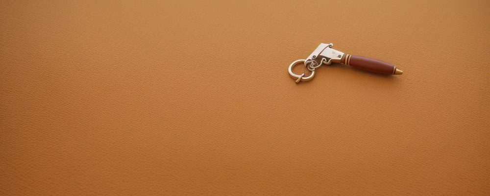 Representação visual de planejamento sucessório: um testamento aberto, chaves e um cofre, simbolizando segurança e organização do legado familiar.