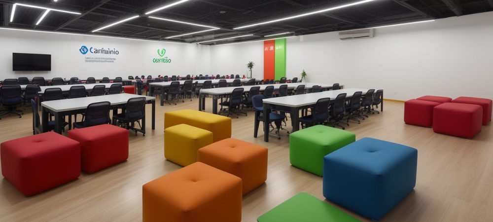 Ilustração de um cardápio saudável e balanceado sendo planejado com foco no planejamento de cardápio e eficiência no setor público.