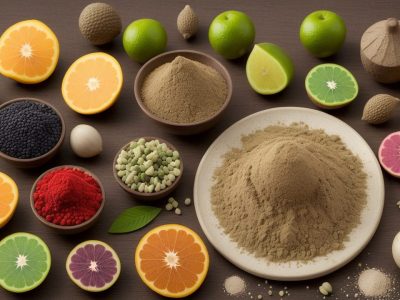 Imagem de um cardápio com alimentos saudáveis e pessoas interagindo, representando os benefícios do planejamento de cardápio.