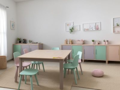 Mãos de crianças montando um quebra-cabeça de um plano de aula, simbolizando o planejamento na educação infantil.