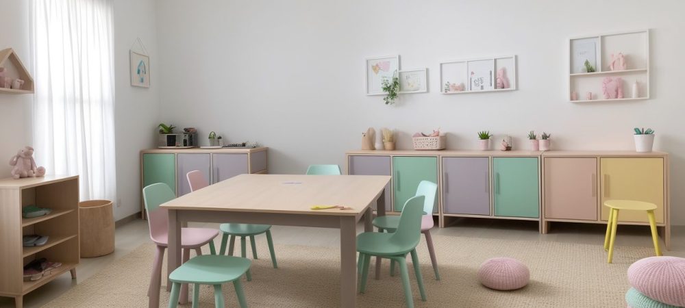 Mãos de crianças montando um quebra-cabeça de um plano de aula, simbolizando o planejamento na educação infantil.