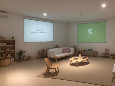 Professor orientando alunos em sala de aula com plano de ensino, com foco em objetivos e engajamento.