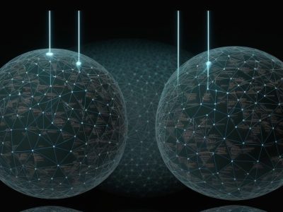 Representação visual de um plano de marketing sendo implementado em um ambiente de trabalho de um órgão público, com foco em dados e comunicação.