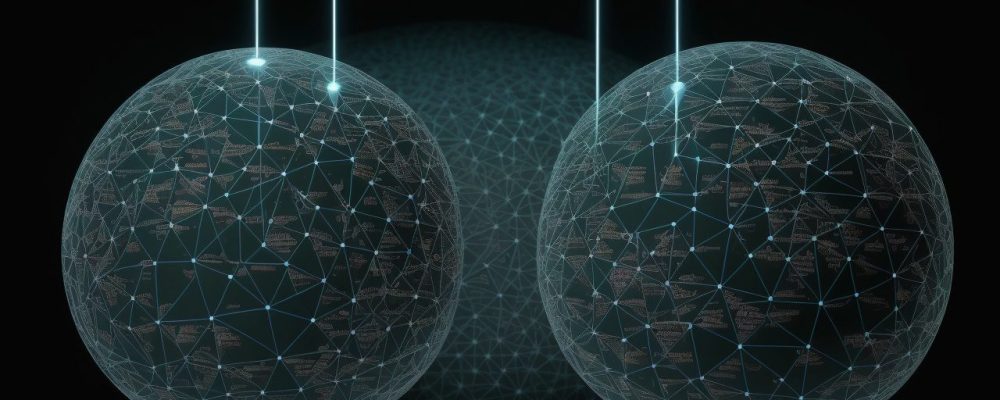 Representação visual de um plano de marketing sendo implementado em um ambiente de trabalho de um órgão público, com foco em dados e comunicação.