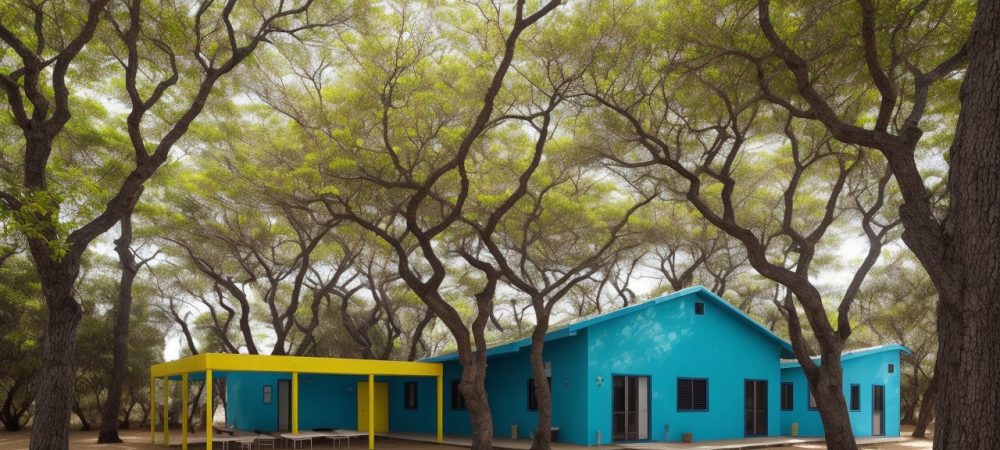 Imagem de um plano de negócios completo em um ambiente de trabalho moderno, com um curso online de plano de negócios em destaque, simbolizando estratégia e aprendizado.