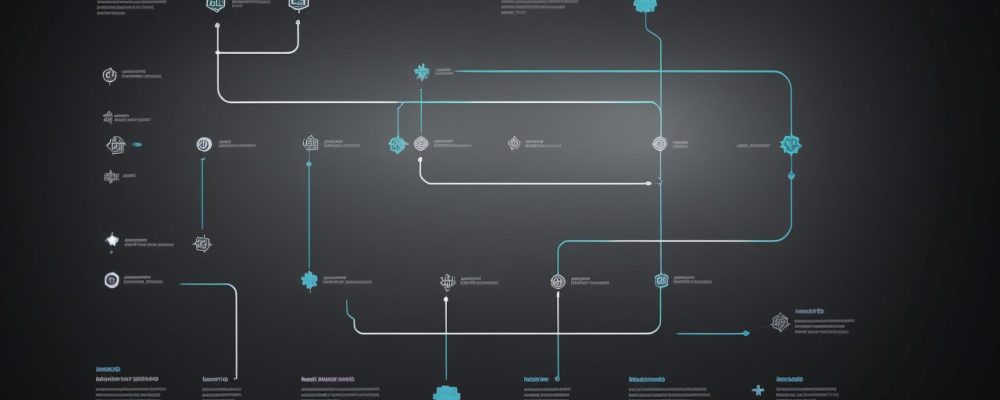 Diagrama de Plano de Negócios no contexto do serviço público, representando objetivos, estratégias e resultados