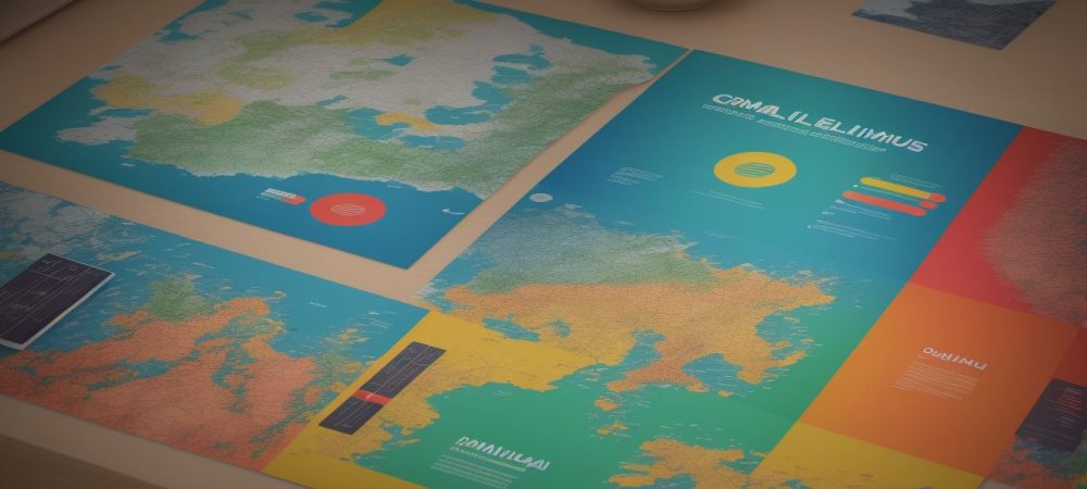 Ilustração mostrando práticas administrativas sendo aplicadas no setor público, com foco em transparência, eficiência e impacto positivo na população