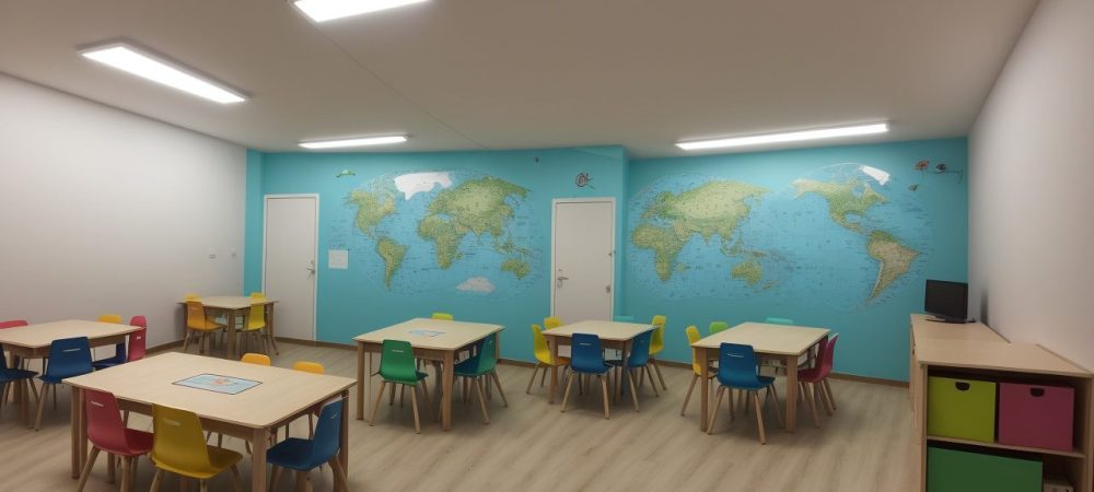 Professores e alunos em sala de aula EJA, utilizando atividades e metodologias para um aprendizado engajador e eficaz.