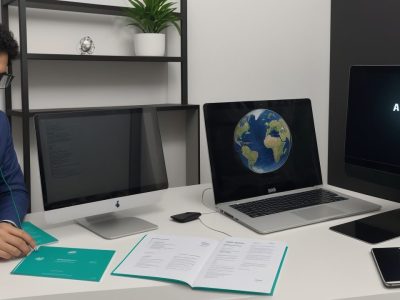 Ilustração de planejamento previdenciário, com gráfico de crescimento financeiro e pessoas analisando documentos do INSS.