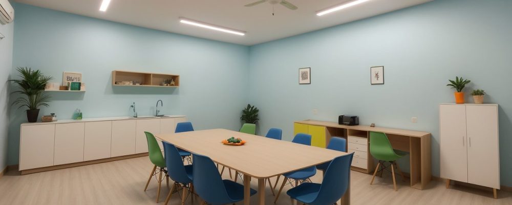 Servidores públicos em reunião, discutindo princípios da administração e colaborando para otimizar processos e resultados, com foco em eficiência e ética.