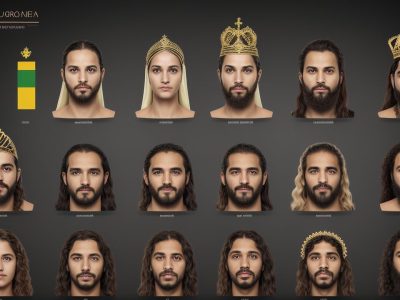 Ilustração dos cinco princípios do Direito Administrativo: legalidade, impessoalidade, moralidade, publicidade e eficiência, aplicados em um cenário governamental.