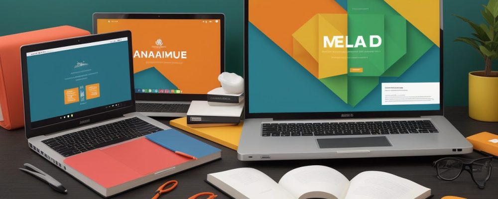 Ambiente de ensino digital mostrando a produção de material didático para EAD com design instrucional