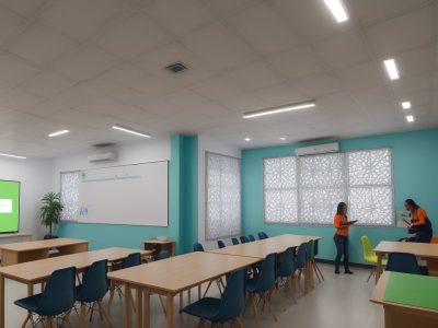 Educadores desenvolvendo material didático digital com foco em design instrucional para EaD