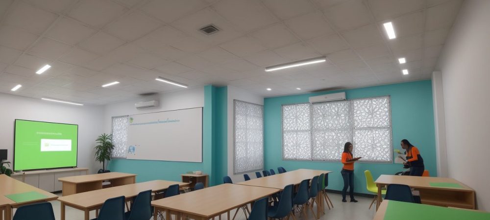 Educadores desenvolvendo material didático digital com foco em design instrucional para EaD