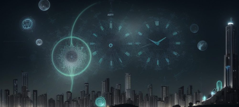 Ilustração mostrando uma pessoa trabalhando com programação PHP para automatizar tarefas e otimizar o tempo, com código em destaque.