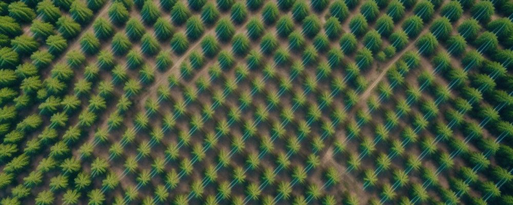 Ilustração de projetos sustentáveis, mostrando energia renovável, reciclagem e pessoas colaborando em um ambiente ecológico e socialmente responsável.