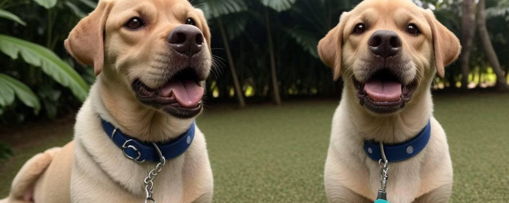 Cão feliz interagindo com seu tutor, simbolizando a psicologia canina e o bem-estar animal.