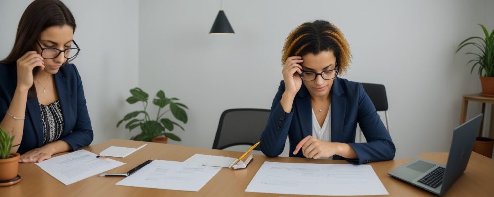 Representação visual de psicologia organizacional e gestão de pessoas impactando a saúde mental no trabalho e a motivação da equipe.