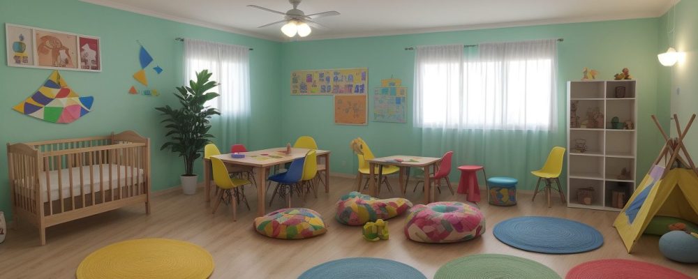 Crianças envolvidas em atividades de psicomotricidade e artes, explorando e aprendendo em um ambiente dinâmico e acolhedor, com foco nos benefícios da psicomotricidade.